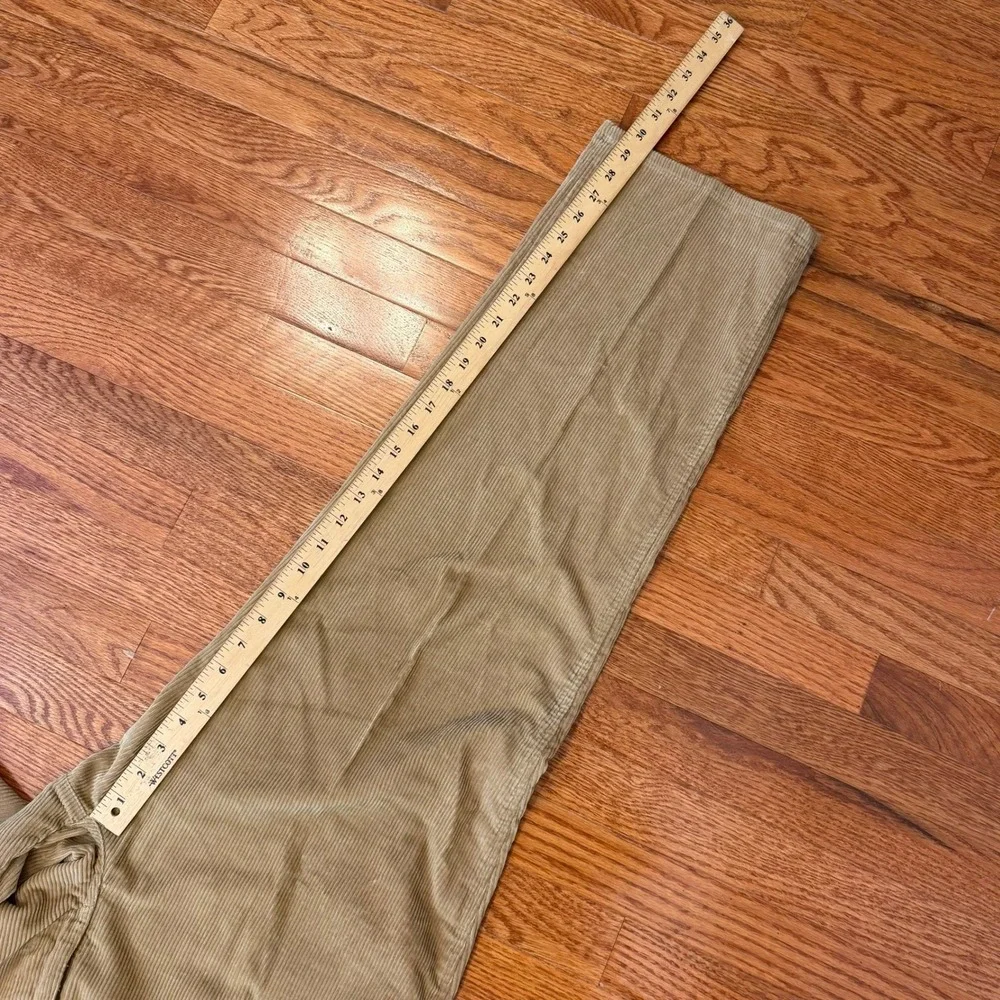 Vintage Polo Ralph Lauren Corduroy Pants Mens 36x30 Pleated USA Made Talon Zip